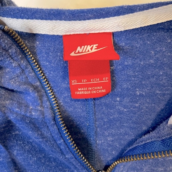 Nike Zip Hoodie Jacket - Blue Heather XS - Picture 3 of 4